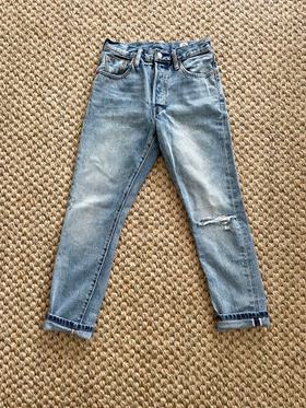 Selvedge White Oak 501S Jeans