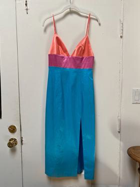 color blocked dress
