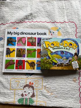My Big Dinosaur Book + Poke A Dot A-Z