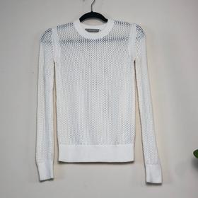 The Mesh Soft Cotton Crew Sweater