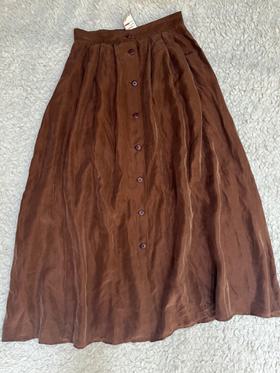Vintage 90s silk skirt