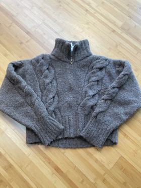 Finley zip up sweater
