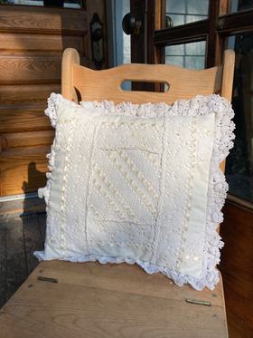 Vintage Lace Decorative Pillow
