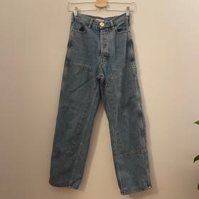 Patchfront handy jeans in cowboy blue