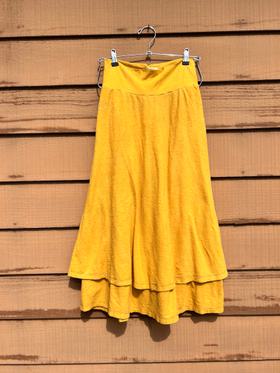 Double-Maxi Skirt in Sunflower