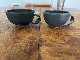 Set of ceramic espresso cups