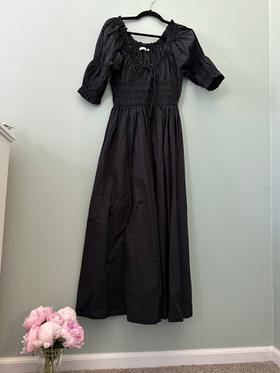 Ischia dress, black