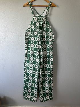 Floral Quilt Overalls