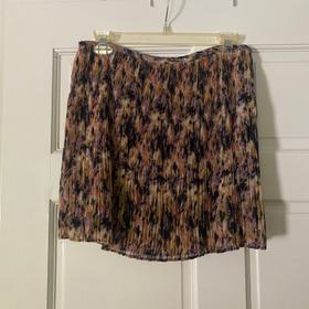 Broadway & Broome Floral Pleated Skirt