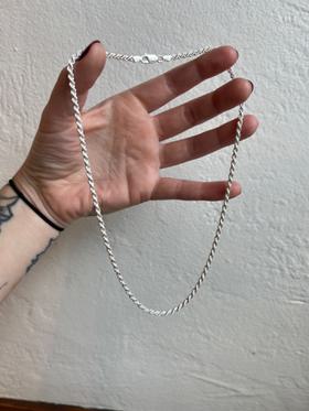 Sterling Rope Chain 18”