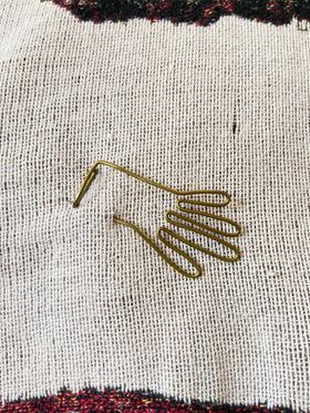 Brass hand pin