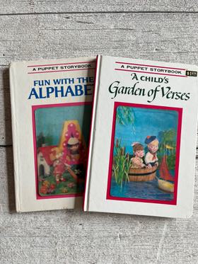 2 Vintage 'A Puppet Storebook" Books