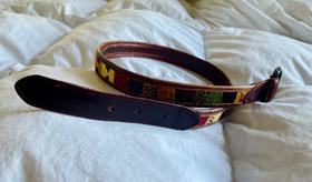 Beautiful woven leather belt