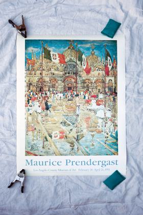 1991 Pendergrast Exhib. Poster of Venice