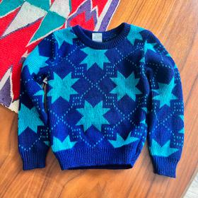 Star print sweater