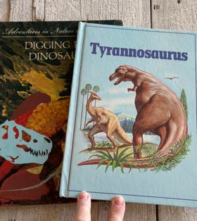 Pair of Vintage Dinosaur Books
