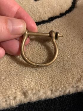 Thin Screw Cuff Ring