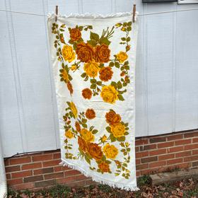 Vintage Floral Hand Towel