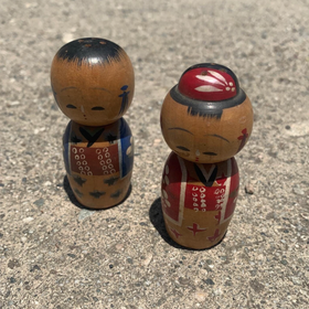 Vintage Japanese Salt & Pepper Shakers