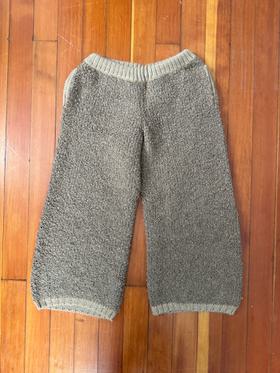 Textured Alpaca Sweater Pants