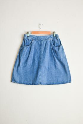 Vintage denim skirt