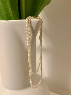 PEARL COLLAGE NECKLACE