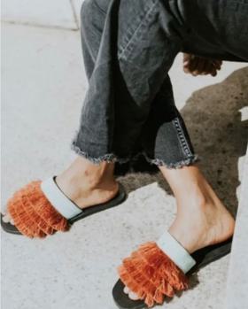 Fringe Moroccan sandals