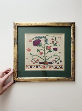 Embroidered art