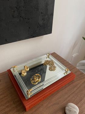 Vintage Mirrored Tray