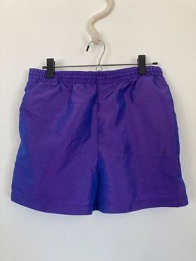 Vintage iridescent workout shorts