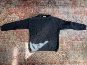 Mohair wool crewneck jumper