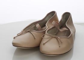 Leonie Leather Ballet Flats In Balet