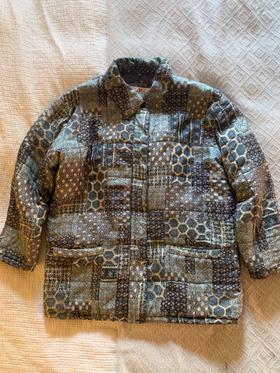 Silk patchwork jacket