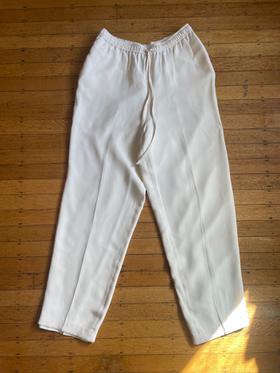 Lined Silk Pants