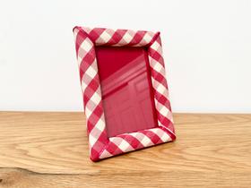 French Country gingham picture frame