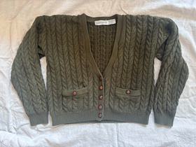 Twisted Twin Cable Cardigan
