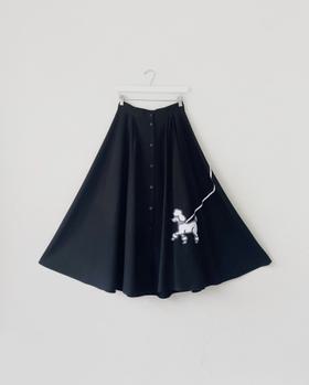 Full poodle circle skirt