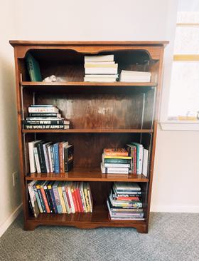 Wood Antique Bookshelf