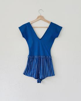 80s stretchy playsuit