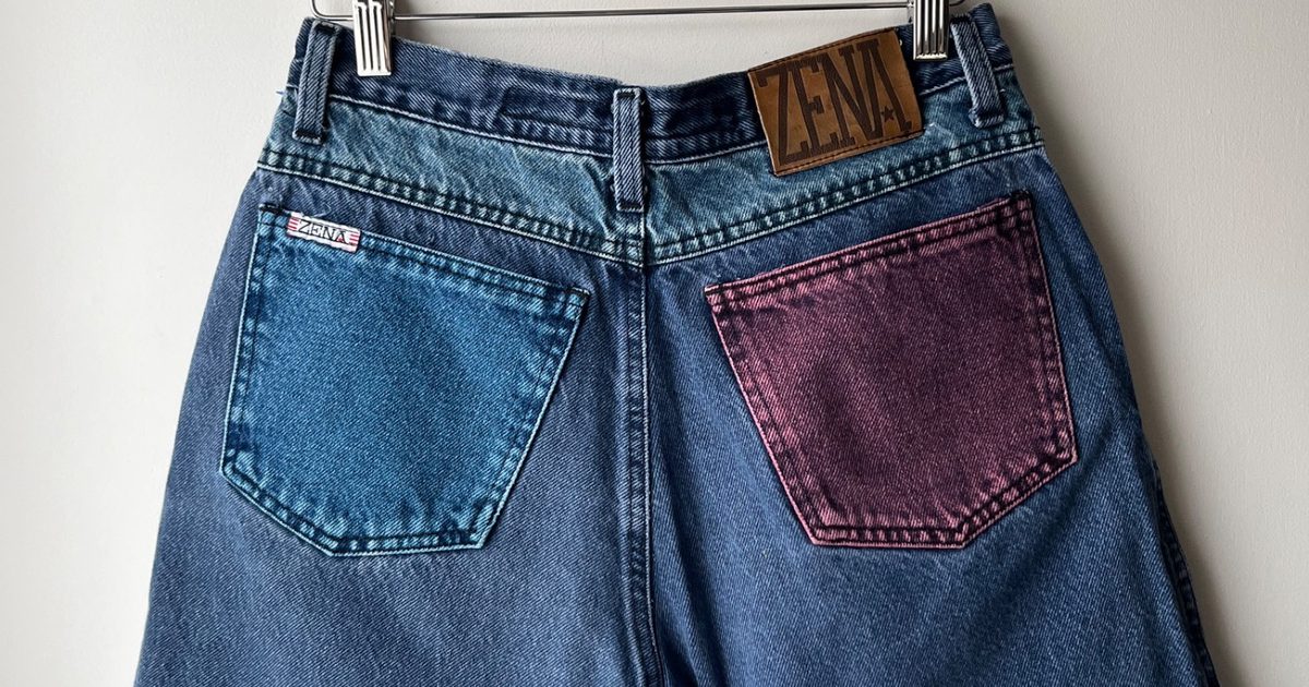 Random Vintage Colorblock cutoffs (28") | Used,… | Noihsaf Bazaar