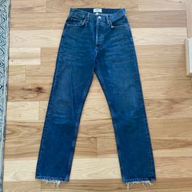 90s Pinch Waist High Rise Straight Jean